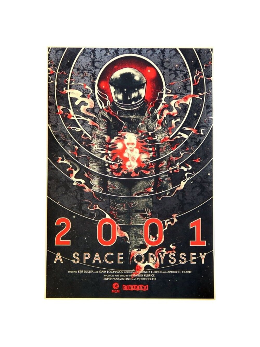 2001: A Space Odyssey Zarathustra Poster by Nikita Kaun – Silver Variant, 2016
